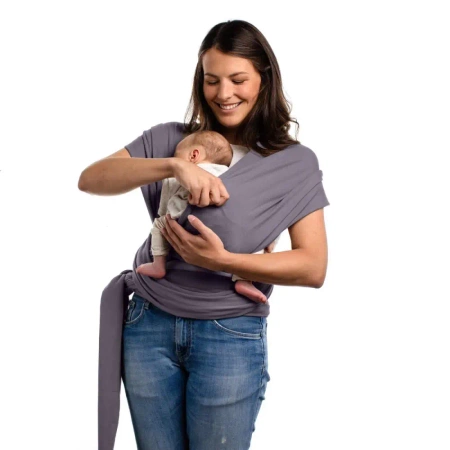 Chusta do kangurowania BOBA Wrap - ciemny szary