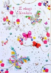 Kartka okolicznościowa Urodziny TS28 - Trend