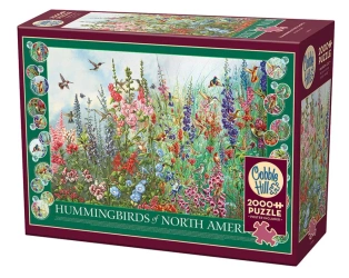 Puzzle 2000 Kolibry z Ameryki Północnej 112182 - Cobble Hill
