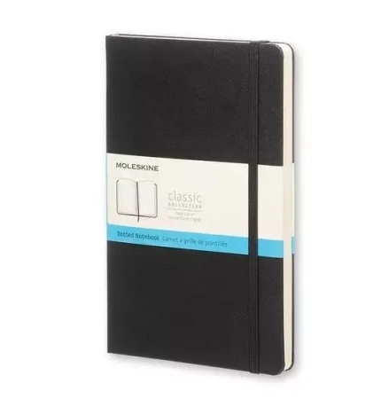 Notes Classic 13x21 tw. kropki czarny - Moleskine