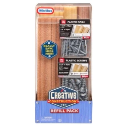Creative Construction Wood, Nails and Screw Bundle - Little tikes