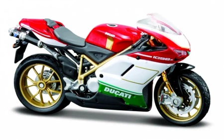 Model Motocykl Ducati 1098S z podstawką 1/18 - Maisto