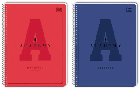 Kołozeszyt A4+80K linia 90g Academy Hybrid (5szt) - INTERDRUK
