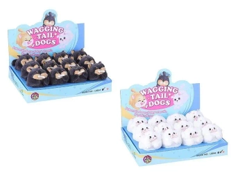 Piesek machający ogonem pluszowy 9cm MIX - ADAR