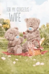 Kartka holograficzna 3D For my Gorgeous Wife - Carte Blanche Greetings Ltd.