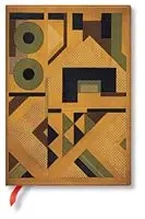 Notes Moutarde Flexi Midi linia - Paperblanks
