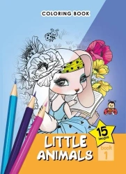 Kolorowanka A5 15 obrazków Małe zwierzątka 1 - Fresh