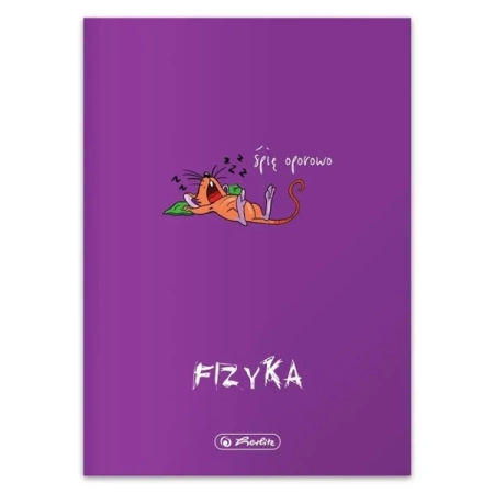 Zeszyt A5/60K kratka Eco PP Fizyka (5szt) - HERLITZ