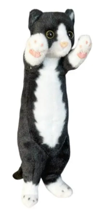 Kot stojący czarno-biały 25cm - Dubi