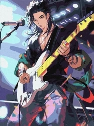 Malowanie po numerach - Utalentowany muzyk 30x40cm - Ideyka