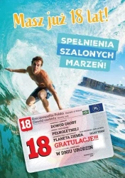 Karnet urodziny 18 - praca zbiorowa