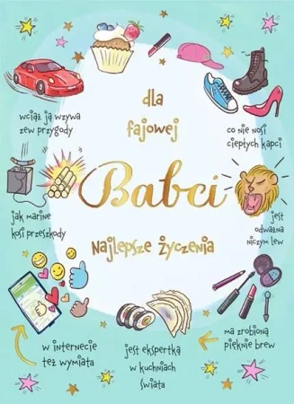 Karnet B6 Fajowa Babcia - Henry