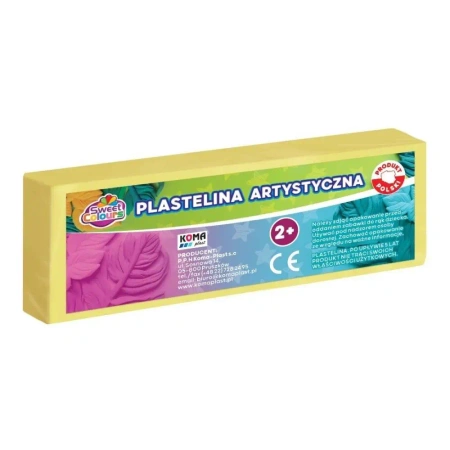 Plastelina Artystyczna pastelowa żółta - Sweet colours
