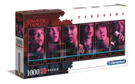 Puzzle 1000 elementów. Panorama Stranger Things