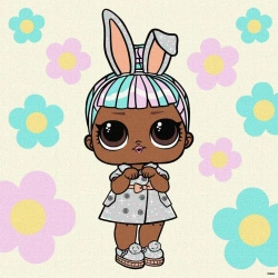 Malowanie po numerach - L.O.L. Surprise! 40x40cm - Ideyka