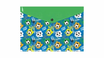 Teczka koperta A4 pp z nadrukiem football - BIURFOL