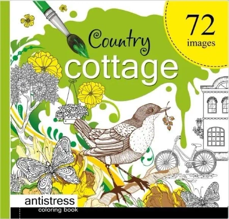 Kolorowanka antystresowa 200x200 Country cottag TW - Fresh