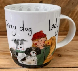 Kubek M01 Crazy Dog Lady Psiara - Alex Clark