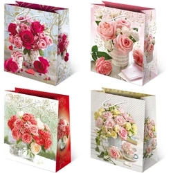 Torebki prezentowe T8L-119 Kwiaty bukiety 10 sztuk - PAW S.C.