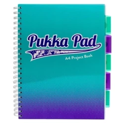 Kołozeszyt Pukka Pad A4 Fusion Project Book turkusowy - Pukka Pads