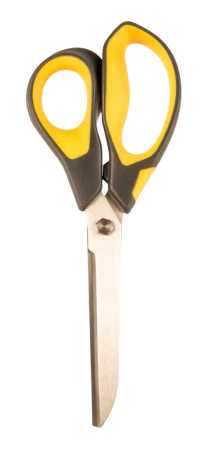 Nożyczki biurowe 8 1/4" żółte - Tetis
