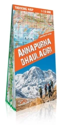 Trekking map - Annapurna i Dhaulagiri 1:110 000 - praca zbiorowa