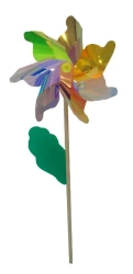 Wiatraczek z drewnianą rączką 75 cm - SWEDE