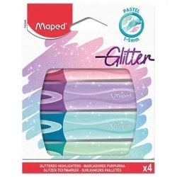 Zakreślacz Fluo Peps pastel/brokat 4 kolory - Maped