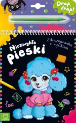 Niezwykłe pieski. Zdrapywanka z rysikiem - Agata Kaczyńska