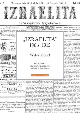 Izraelita 1866-1915 - praca zbiorowa