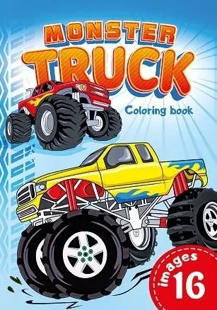 Kolorowanka A4 16 obrazków Monster Truck - Fresh