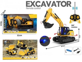 Koparka R/C 1:24 światło dźwięk ładowanie USB wind - Madej