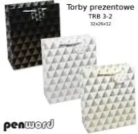 Torebka prezentowa 26x32x11cm MIX - Penword