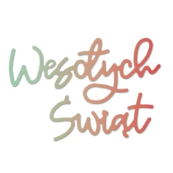 Wykrojnik- Wesołych świąt - Dalprint dpCraft