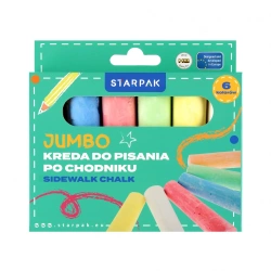 Kreda chodnikowa Jumbo 6szt - STARPAK