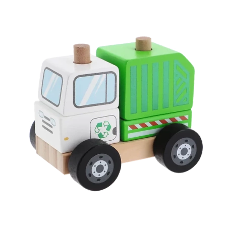 Zabawka drewniana Garbage truck 61764 - Trefl PAP