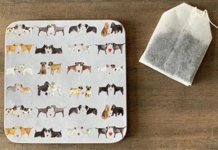 Podkładka pod kubek C196 Urocze pary psów - Alex Clark