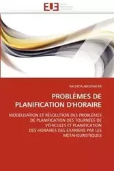 Problèmes de planification d''horaire - ABOUNACER-R