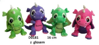 Smok "Kraków" z głosem 15cm MIX - Sun-Day