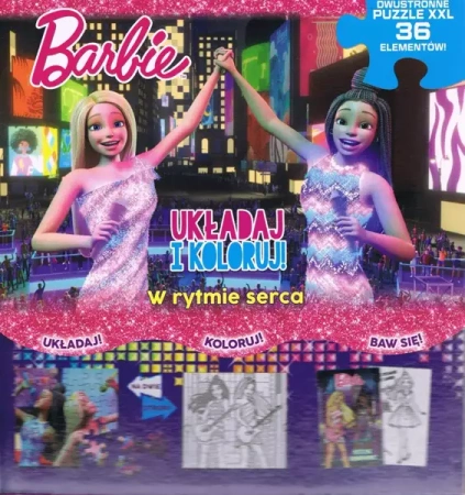 Barbie. Układaj i koloruj. W rytmie serca - praca zbiorowa