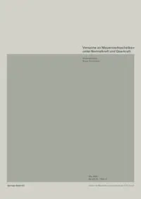 Versuche an Mauerwerksscheiben unter Normalkraft und Querkraft - GANZ