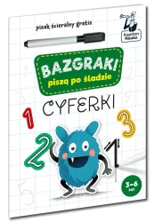 Kapitan Nauka. Bazgraki piszą po śladzie. Cyferki - praca zbiorowa