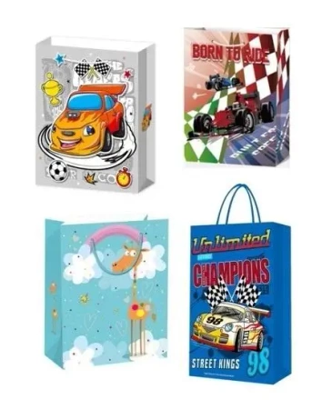 Torebka prezentowa XXL Pojazdy