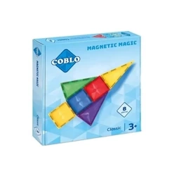 Magnetyczne klocki konstrukcyjne Basic 8 el. - Coblo