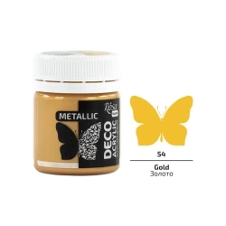 Farba akrylowa metaliczna gold 54 20ml - Rosa