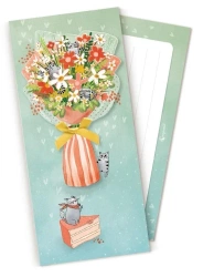 Koperta upominkowa POP UP Bukiet z kotami - Cozywood