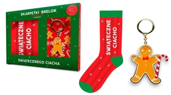 Zestaw skarpetki + brelok Świąteczne Ciacho - Pan Dragon