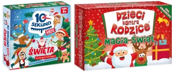ZESTAW ŚWIĄTECZNY Dzieci kontra Rodzice. Magia Świąt+10 Sekund Kids. Święta
