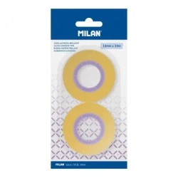 Taśma przezroczysta 12mm x 33m 2szt MILAN