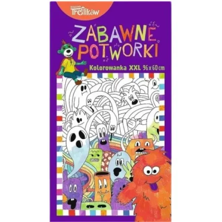 Kolorowanka XXL. Zabawne potworki - praca zbiorowa